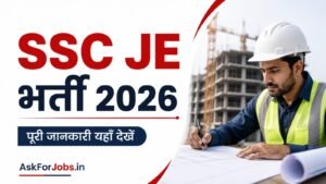 SSC JE Recruitment 2026
